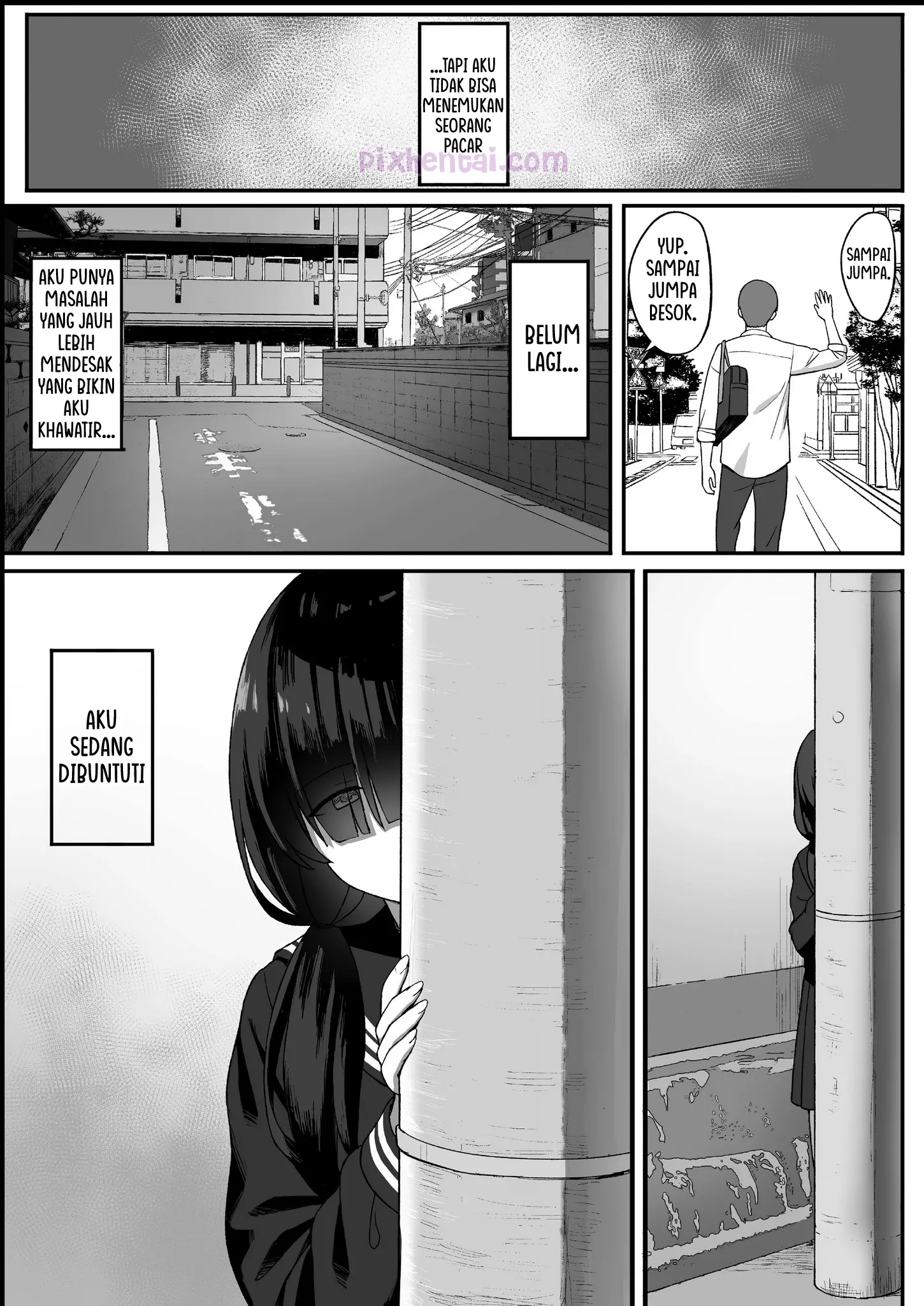 Komik hentai xxx manga sex bokep My Big-Boobed Stalker is Now My Girlfriend 6